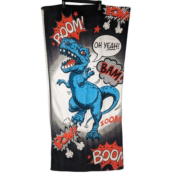 Ben Kaufman Other - Ben Kaufman Comic T-Rex Dinosaur Graphic Youth Beach Towel Size 28x60